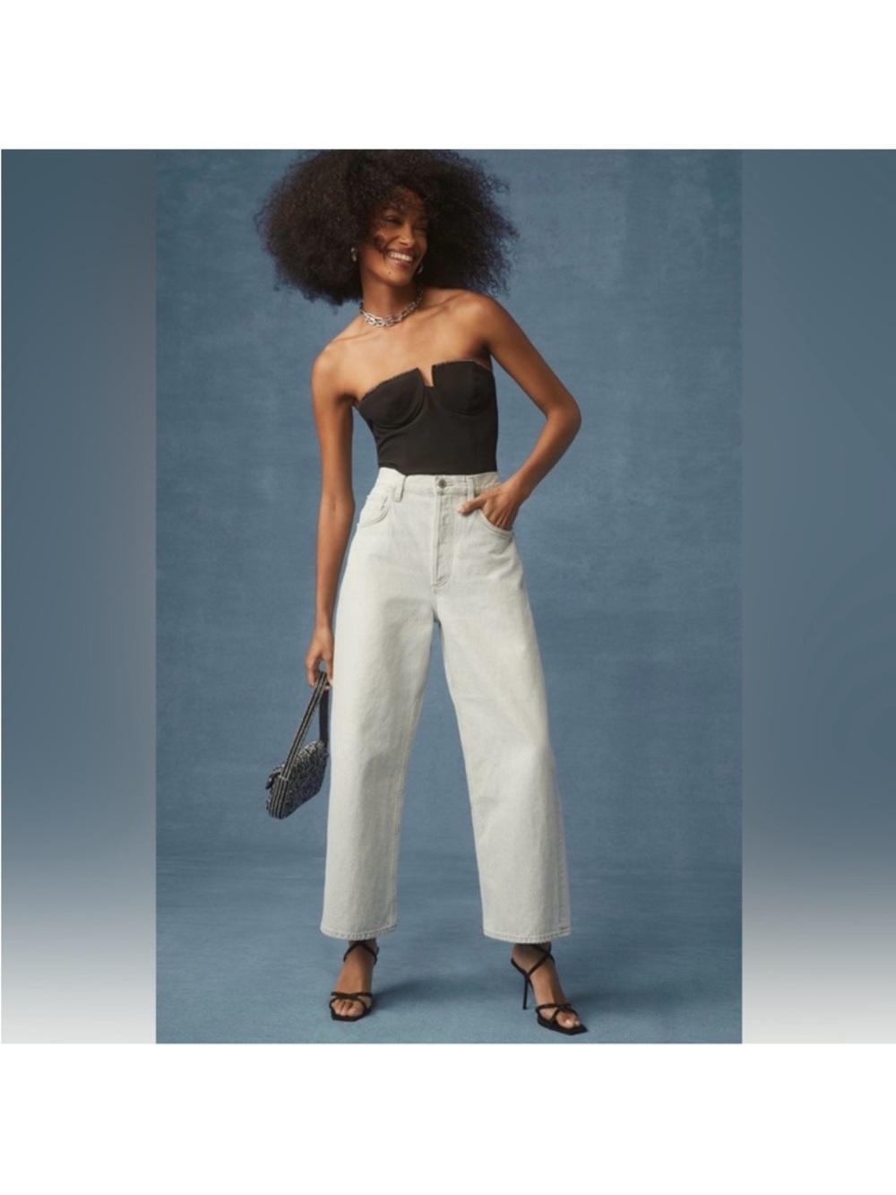 Citizens Of Humanity Light Wash Wide-Leg High rise Jean